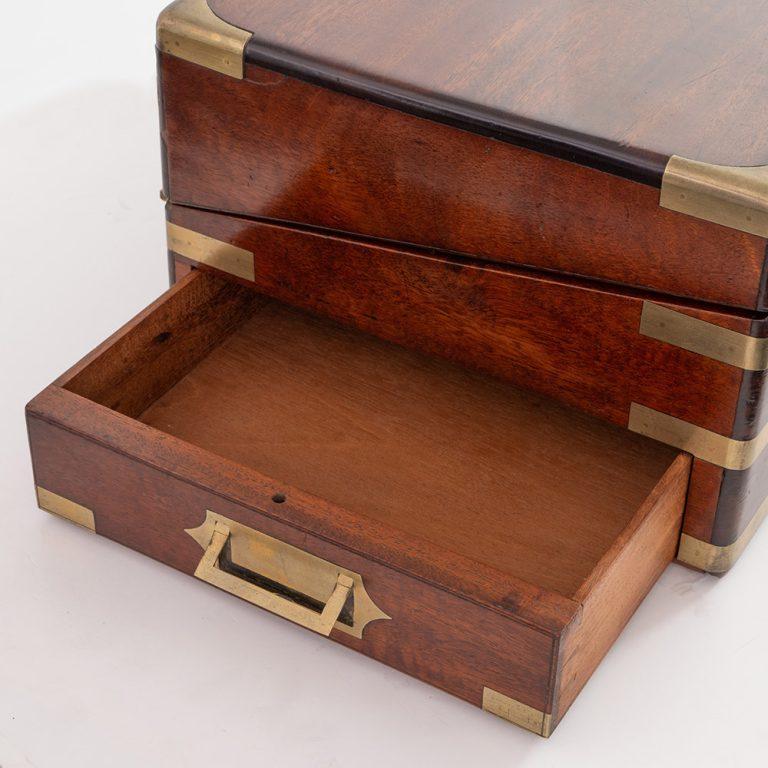 Mahogany Writing Slope from the Mid 19th Century For Sale 5