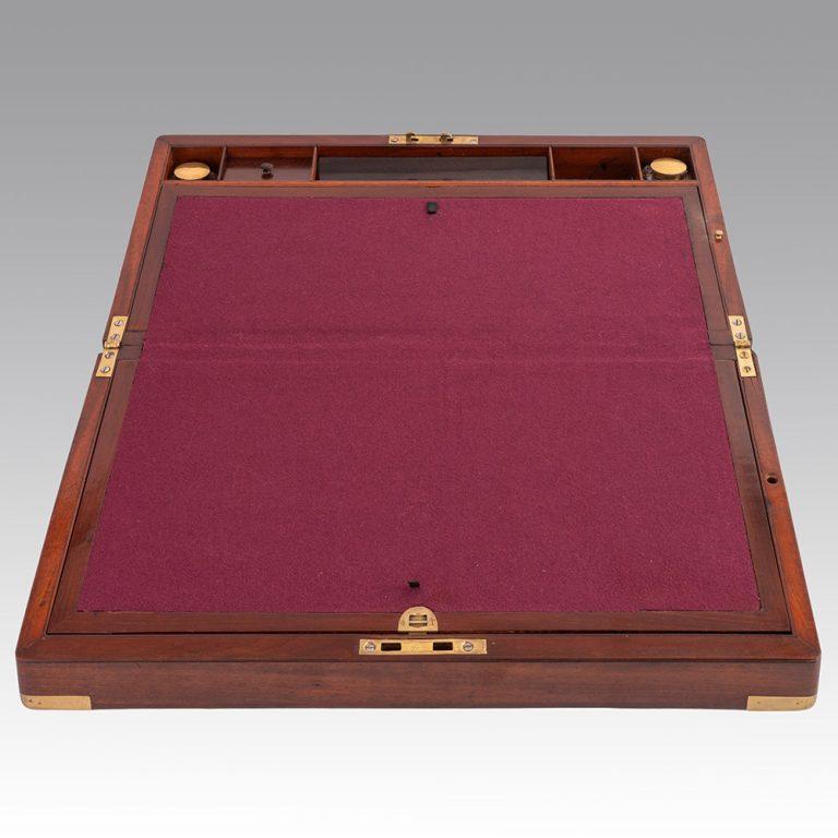 Wood Mahogany Writing Slope from the Mid 19th Century For Sale