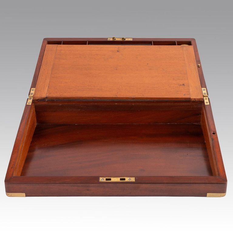 Mahogany Writing Slope from the Mid 19th Century For Sale 1
