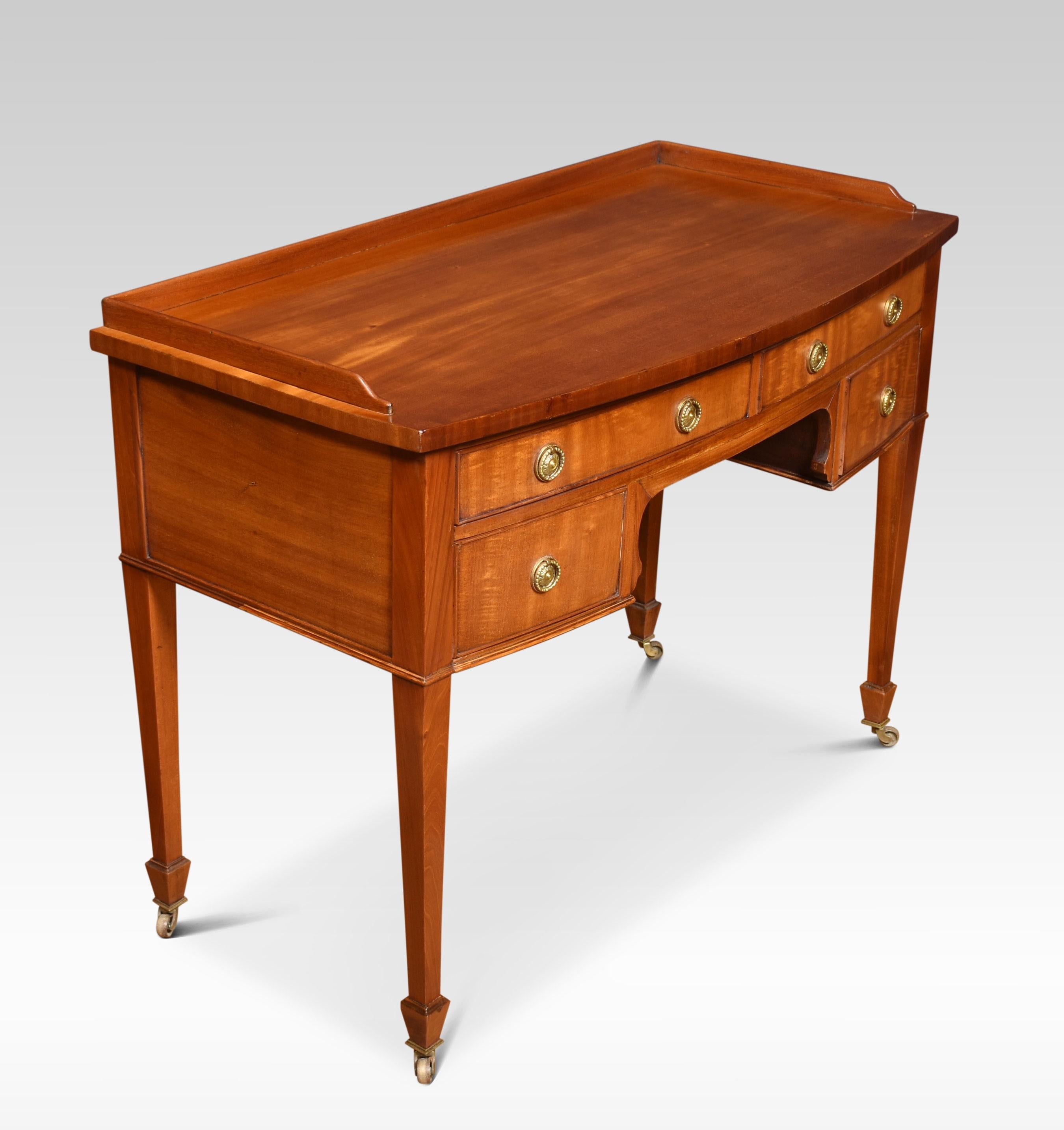 Mahogany Writing Table In Good Condition For Sale In Cheshire, GB