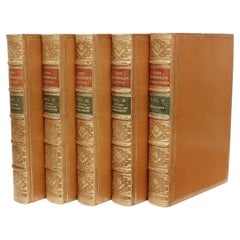 MAHON, Herr. The Letters Of Philip Dormer Stanhope. 5 Bände. 1892 IN vollem LEDER.