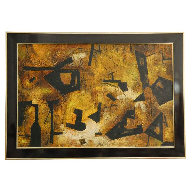 "Mai" California Modernist Abstract by Jules Engel