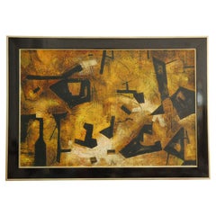 "Mai" California Modernist Abstract by Jules Engel