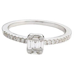 Mai Mini Baguette Diamond Ring