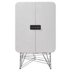 Mai Tai 2-Door White-Gray Cupboard