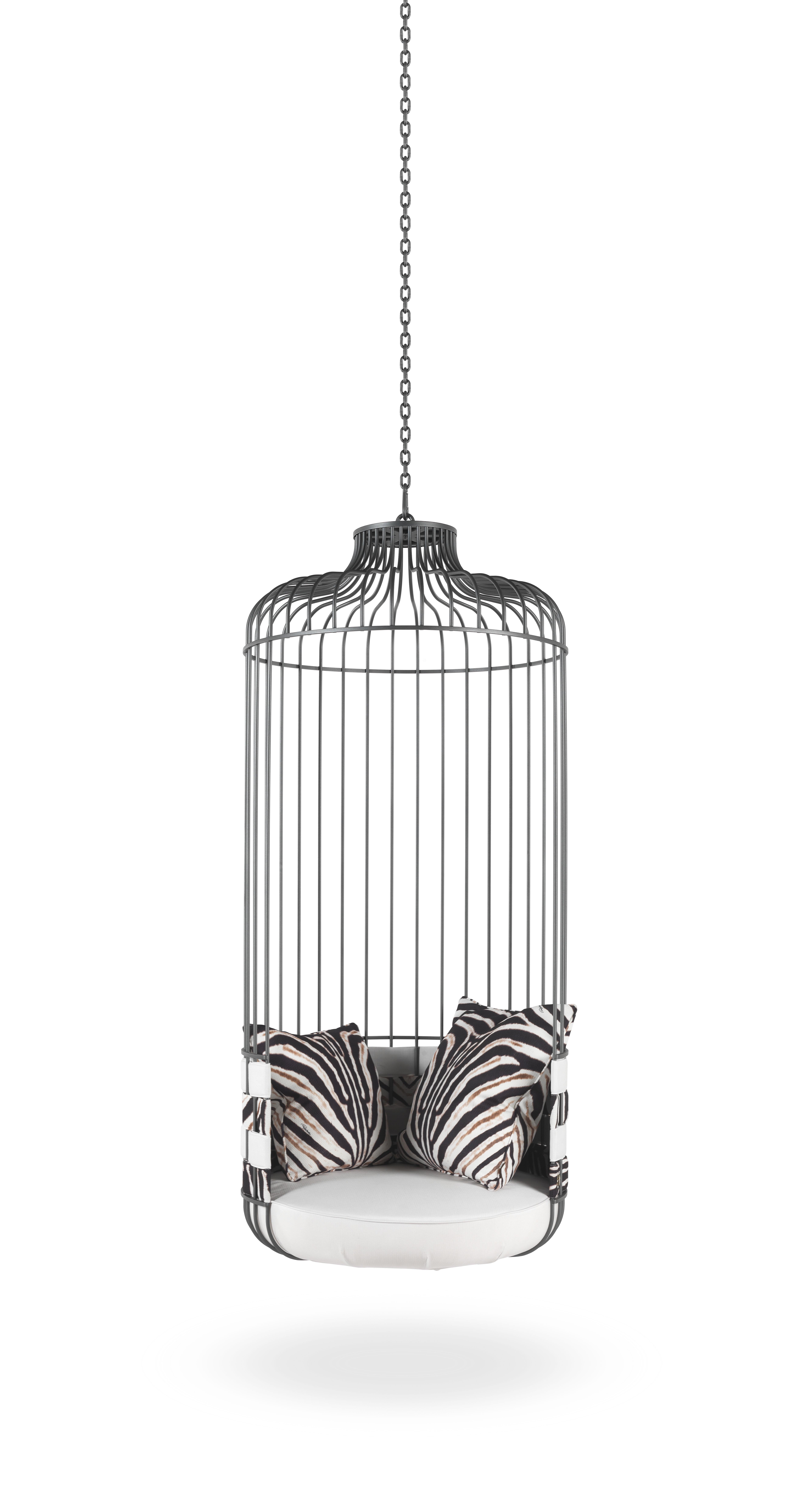 21st Century Mai Tai Outdoor Hanging Chair by Roberto Cavalli Home Interiors For Sale