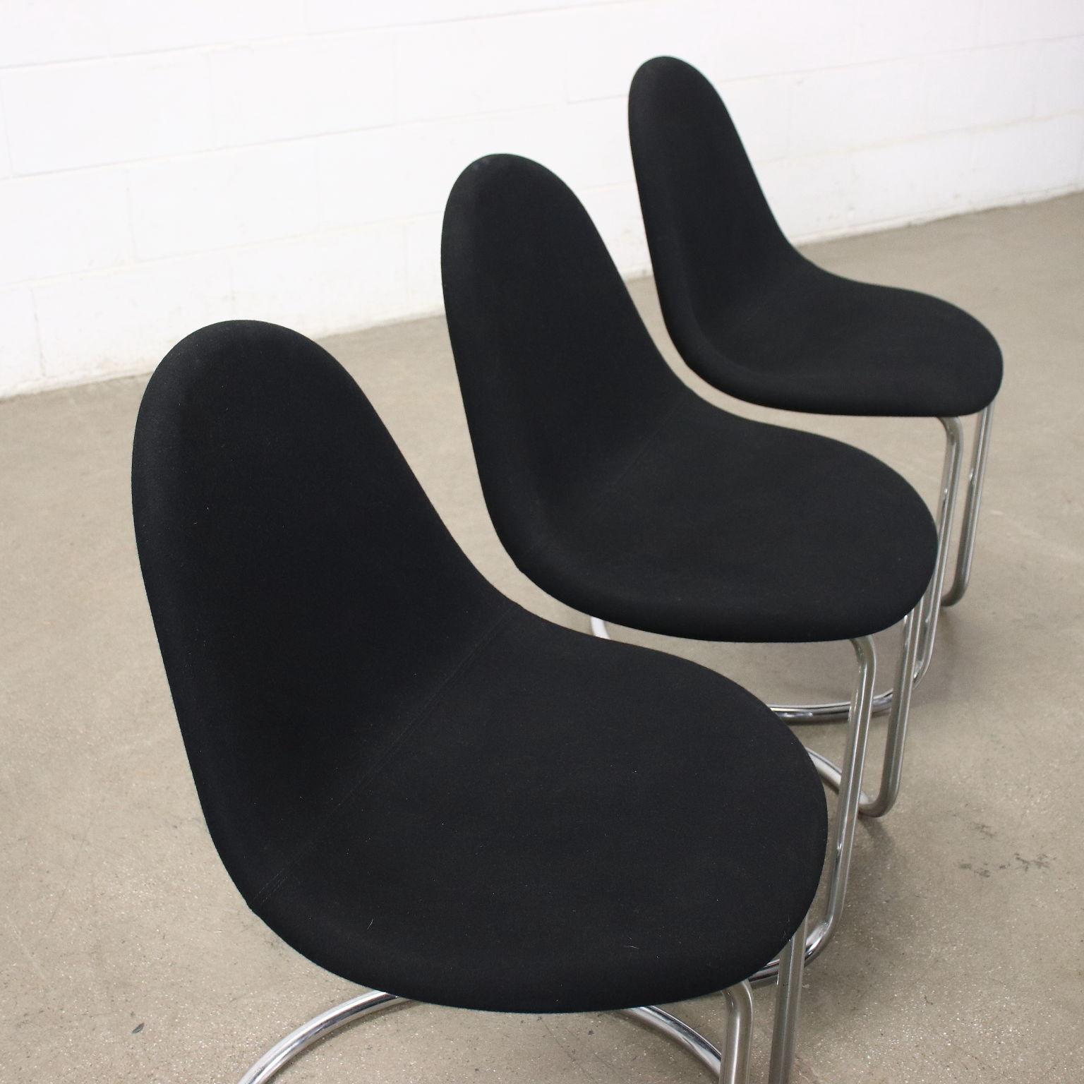 Mid-Century Modern Maia Chairs by Giotto Stoppino for Bernini 1960s