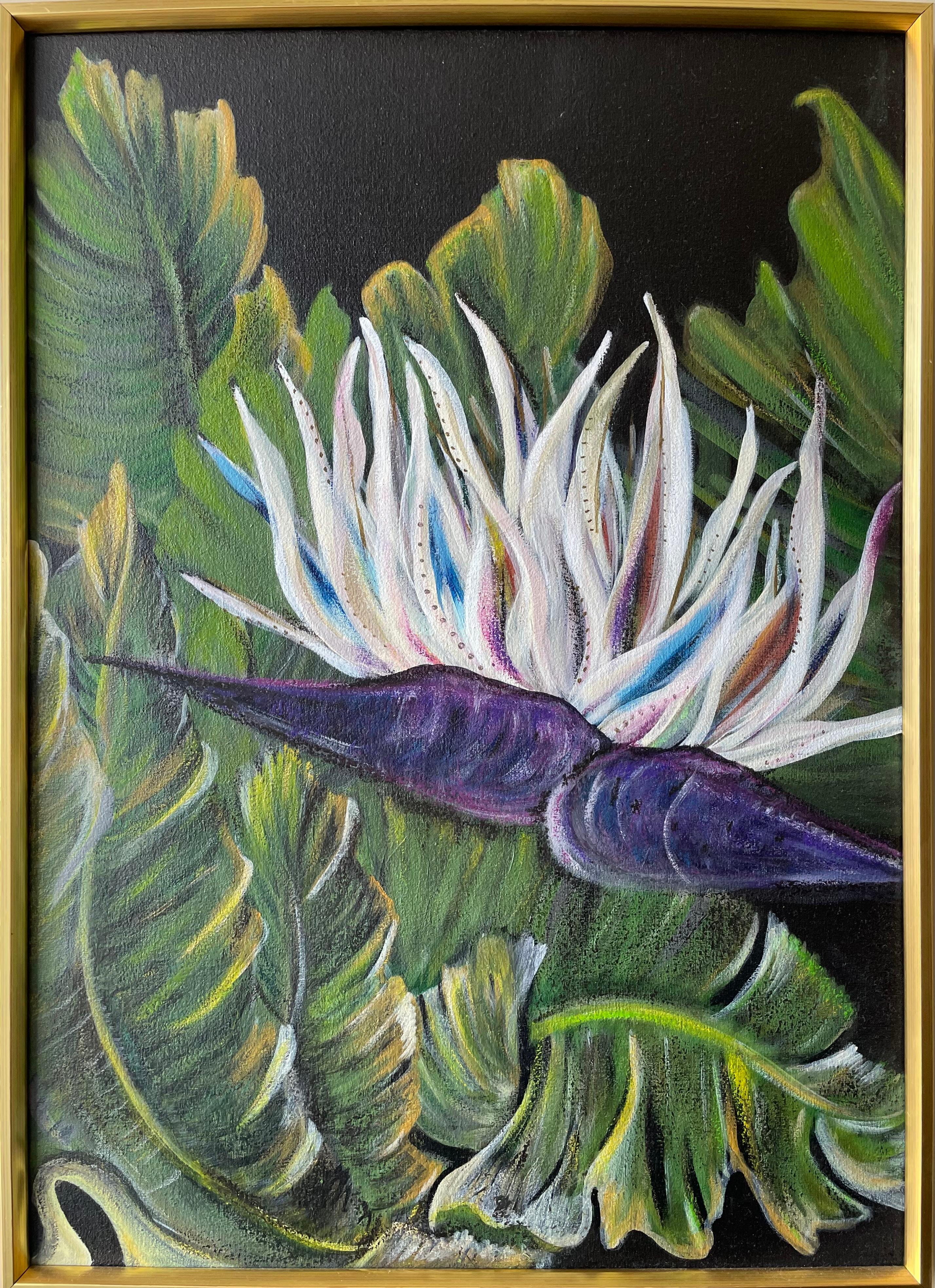 Georgian Contemporary Art by Maia Kvatchadze - Bird Of Paradise For Sale 1