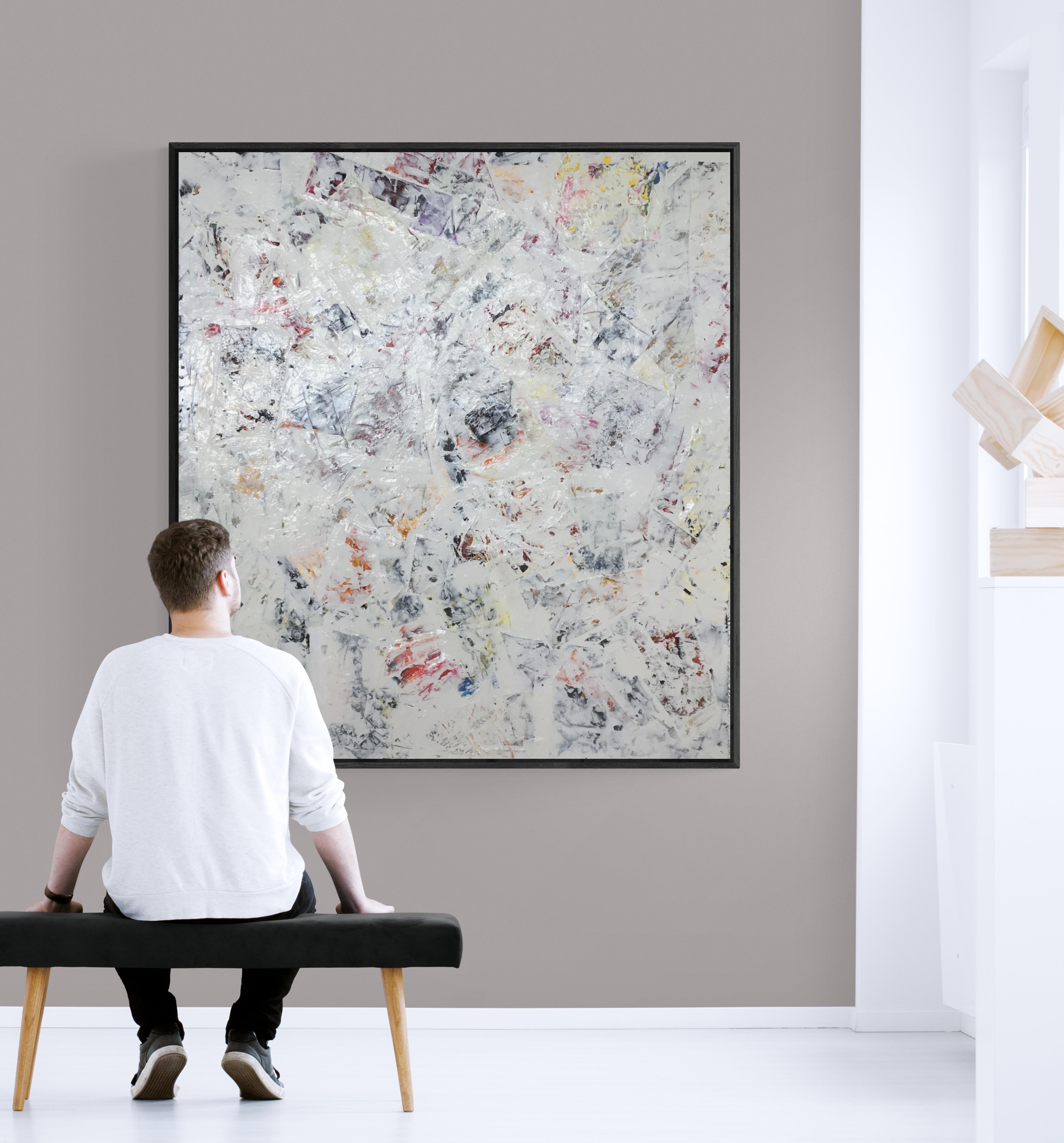 A unique, large scale/oversized, expressive artwork, from the Fragments of the Mind series.

This series examines the delicate balance of the mind and the intricacies of our thoughts, our emotions and our mental imagery. We think therefore we are,