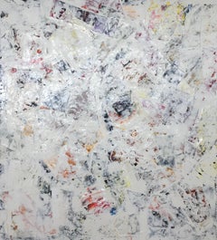 Pintura acrílica abstracta grande "Fragmentos de la mente 6"