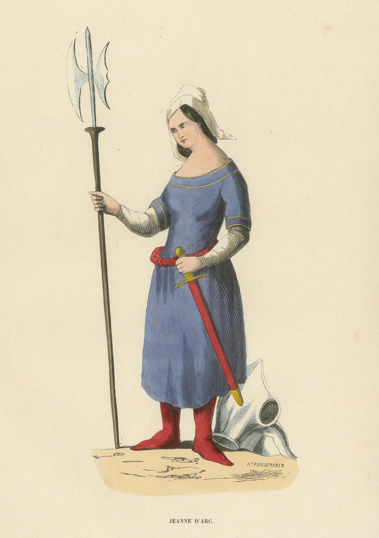 Paper Maid of Orléans: A Symbol of Valor, 1847 For Sale