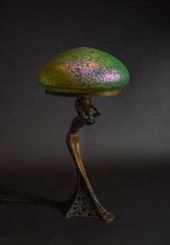 "Maiden Lamp" by Gustav Gurschner & Johann Loetz Witwe