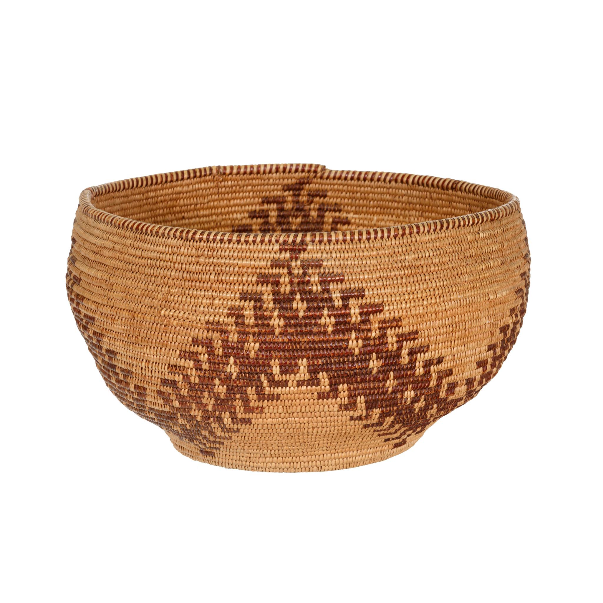 Native American Maidu Basket