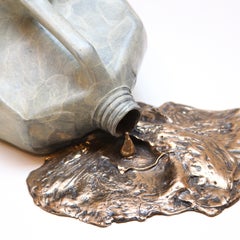 Conceptual Bronze Sculpture, "Don't Cry!"