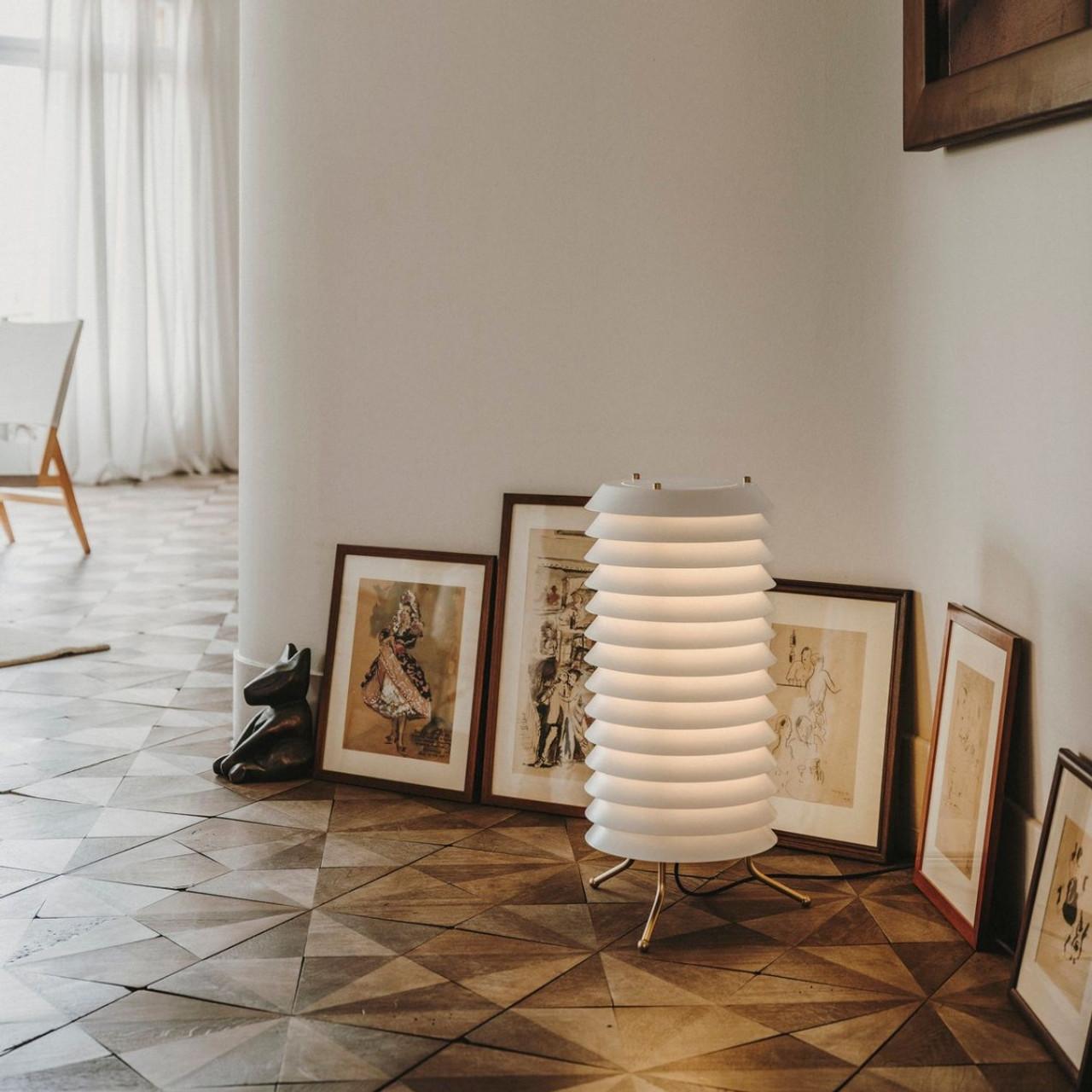 Mid-Century Modern Lampe de table ou de sol Maija 30 par Ilmari Tapiovaara pour Santa & Cole
