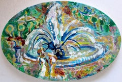 Fontana. 2013, tela, tecnica dell'autore, 20x30 cm