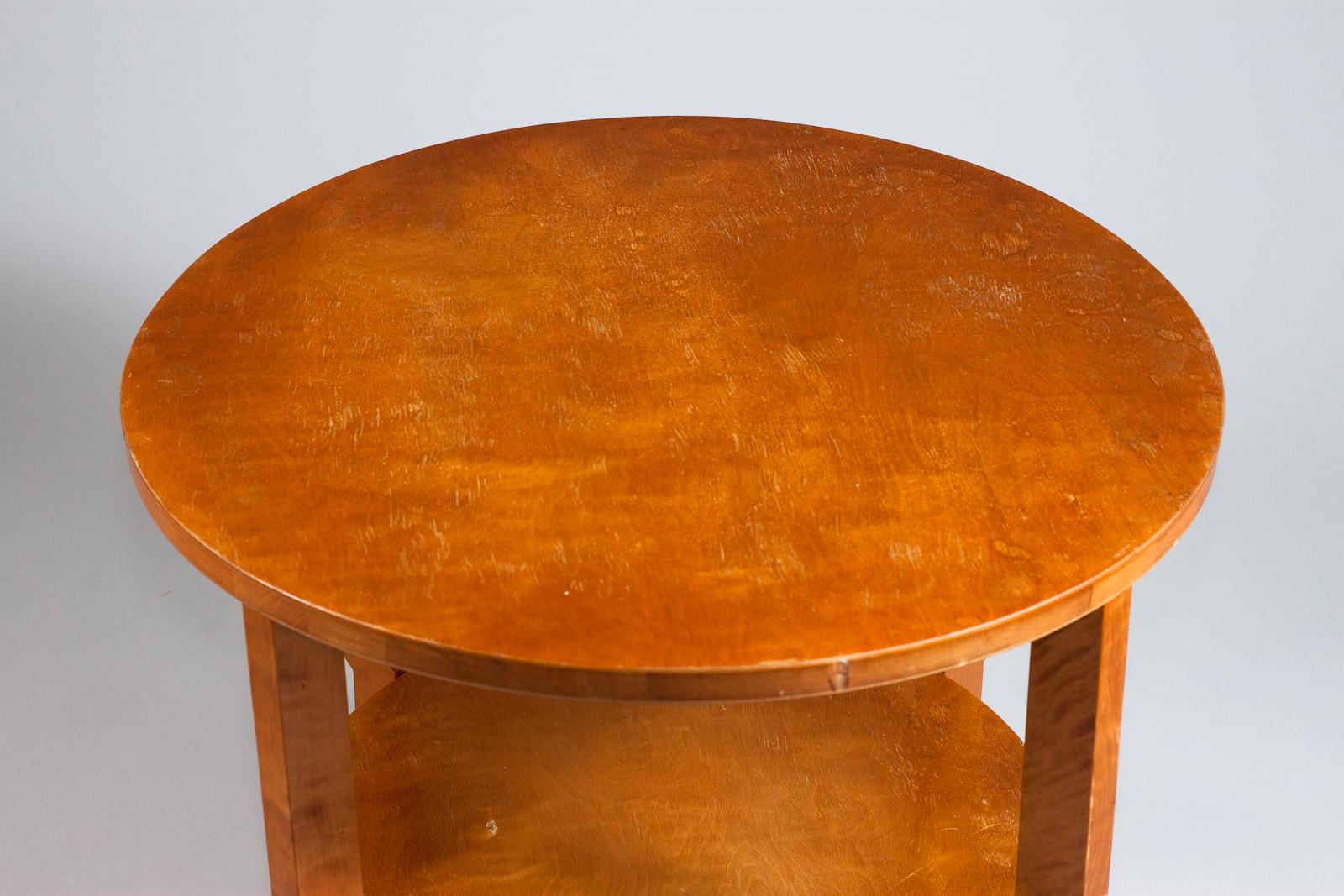 Mid-20th Century Maija Heikinheimo, 1930's occasional table in birch For Sale