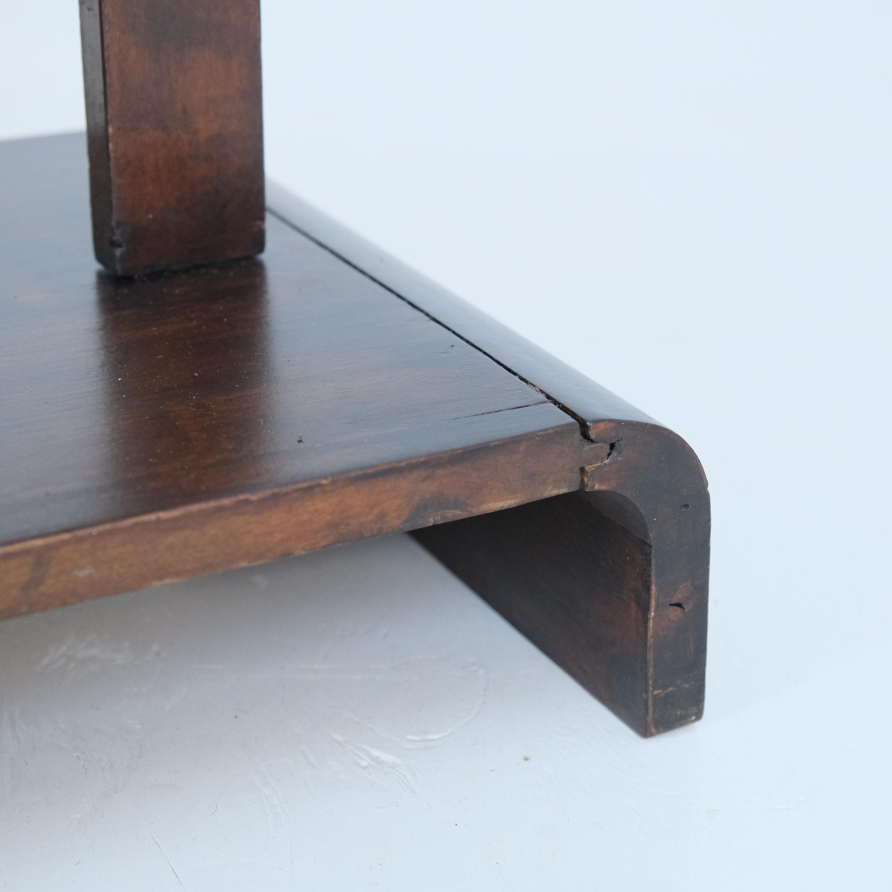 Maija Heikinheimo Art Deco Side Table Apu Model 604 in Dark Birch, Asko 1930s en vente 3