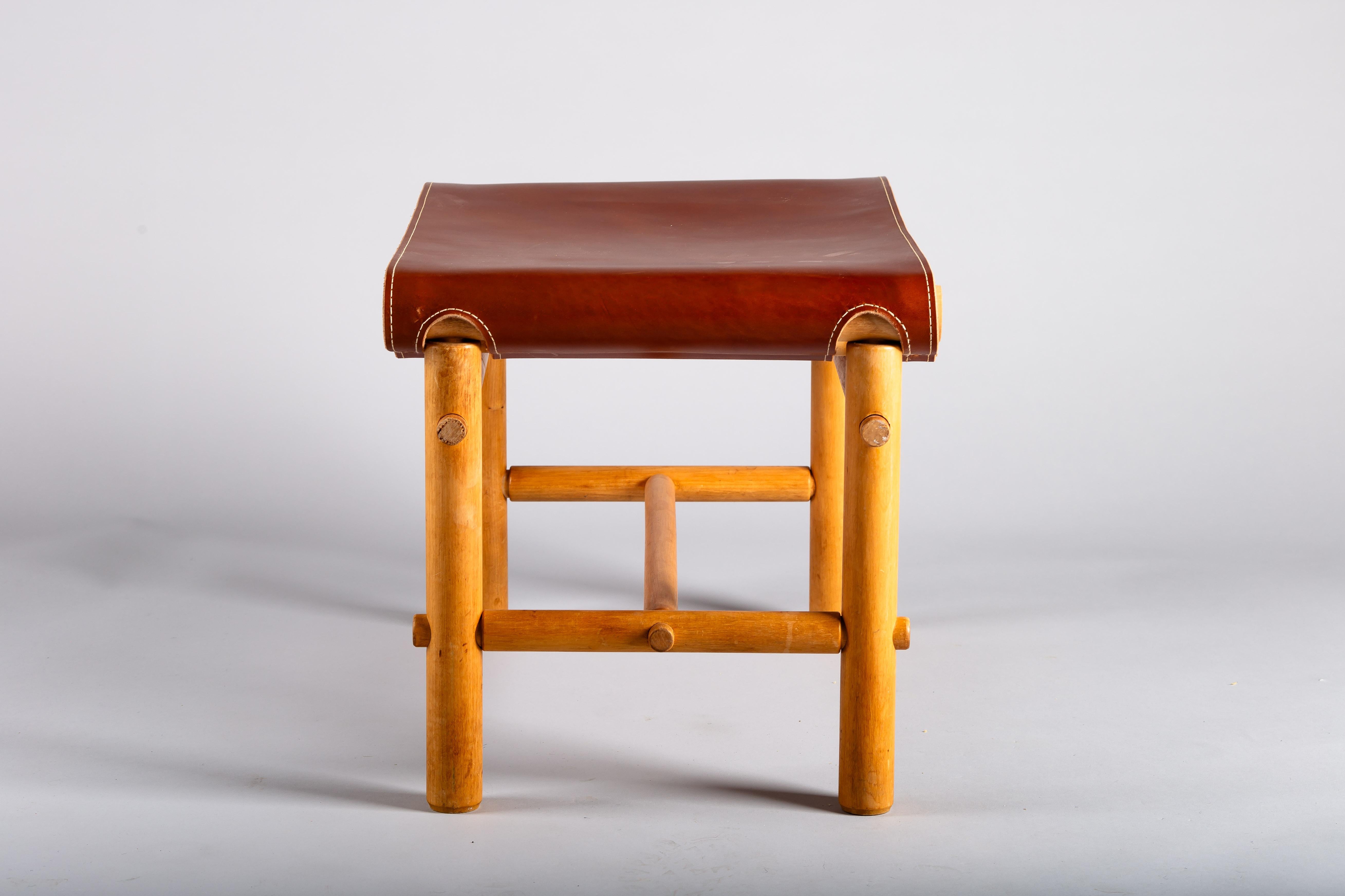 Maija Heikinhemo, paire de poufs de safari des années 1960, Noormarkun Käsityöt, Artek en vente 1