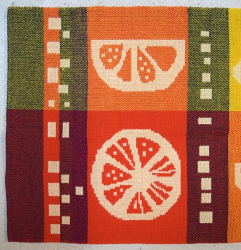 Maija Kolsi-Mäkelä, (finnische Weberin) für Helmi Vuorelma / TÄKÄNÄ Tapestry. Handgewebter 
