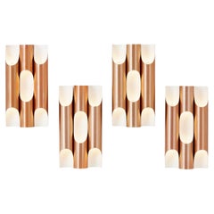 Maija Liisa Komulainen for RAAK set of 4 wall lights Fuga 1960