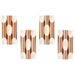 Maija Liisa Komulainen pour RAAK set of 4 wall lights Fuga 1960 