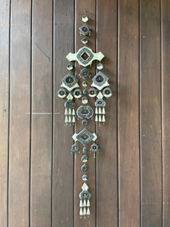 Maija-Liisa Vasenius Escultura de pared colgante móvil de cerámica Kalevala Koru Finlandia