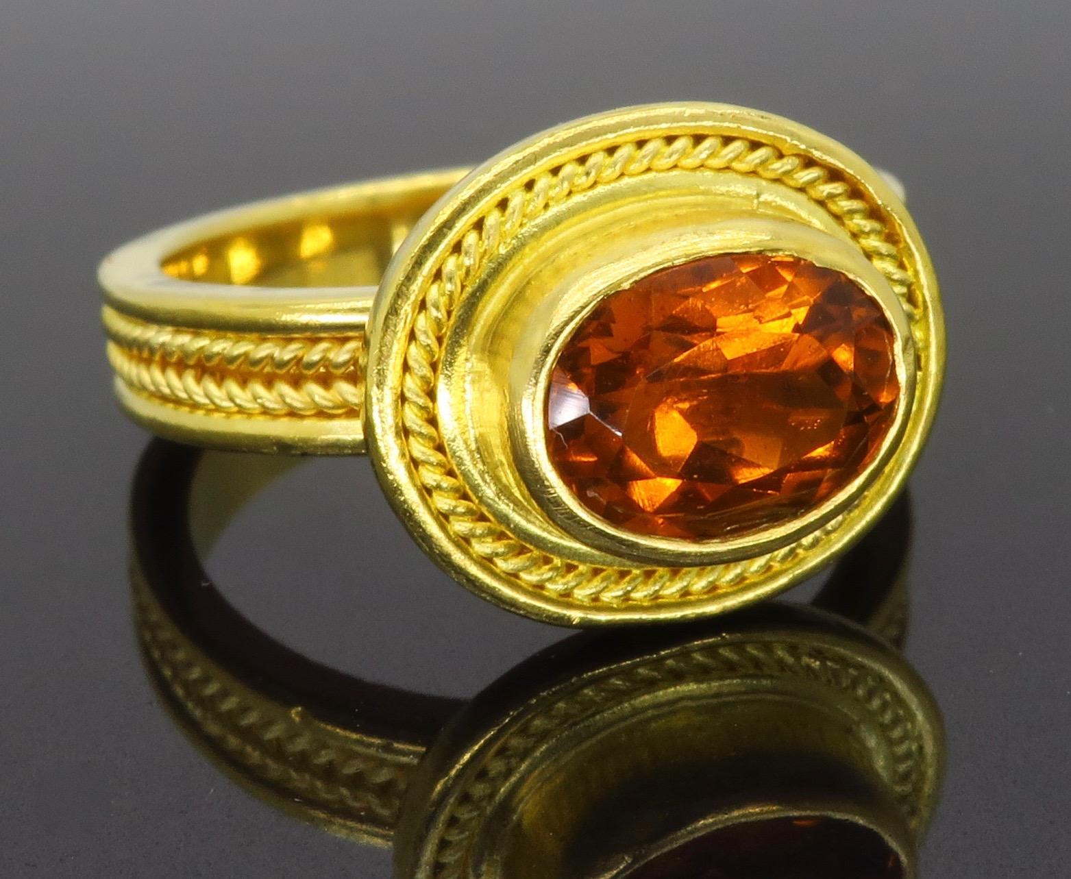 Maija Neimanis Citrine Ring 4