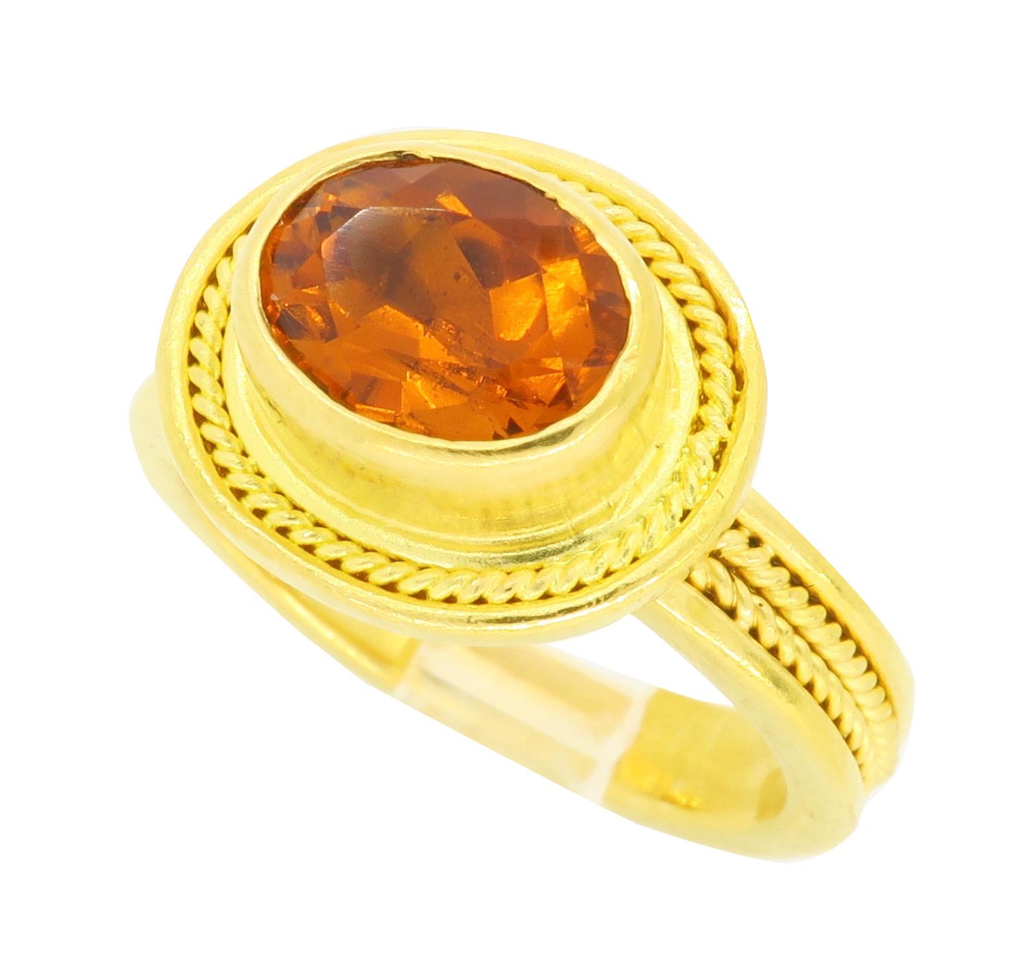 Maija Neimanis Citrine Ring 5