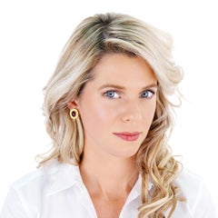 Maija Neimanis Garnet Set Gold Earrings
