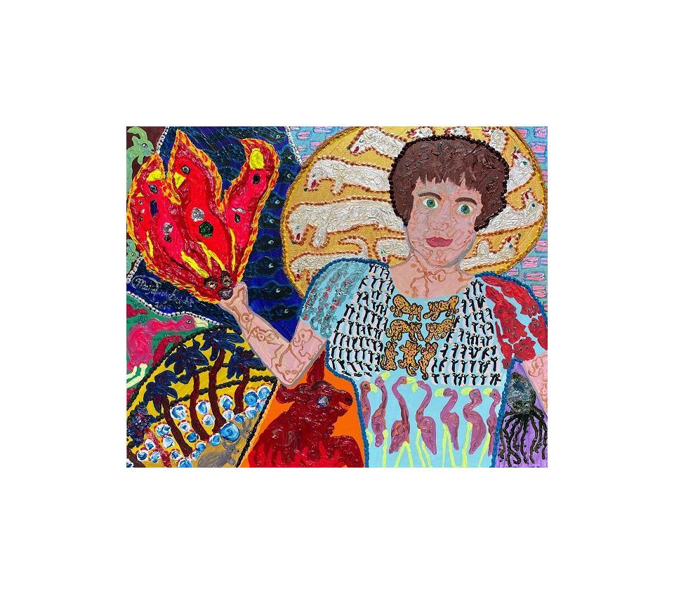 Maija Peeples
 2019 
Tecnica mista su tela
24 X 30