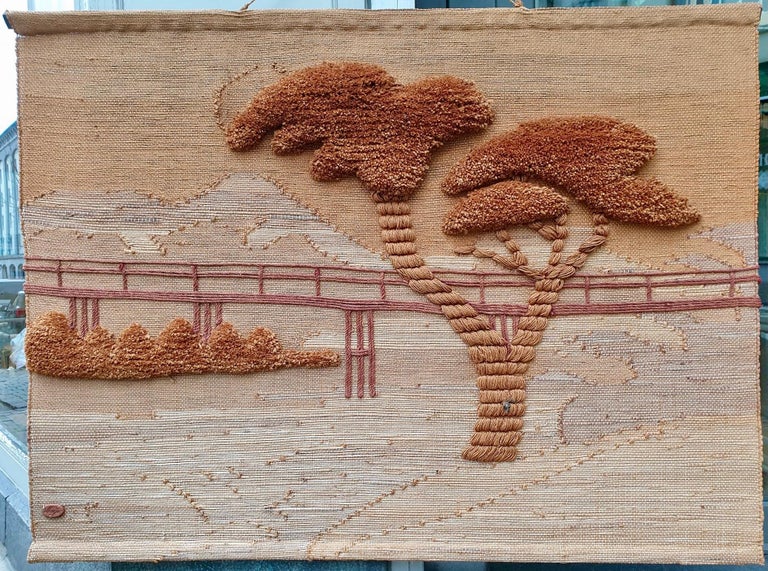 Maija Tapestry Wall Art in Rope For Sale at 1stDibs