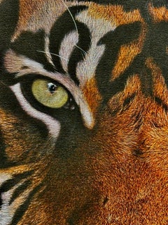 Sumatran Tiger - 21st Century Contemporary Acrylic Painting of a Tiger 2025