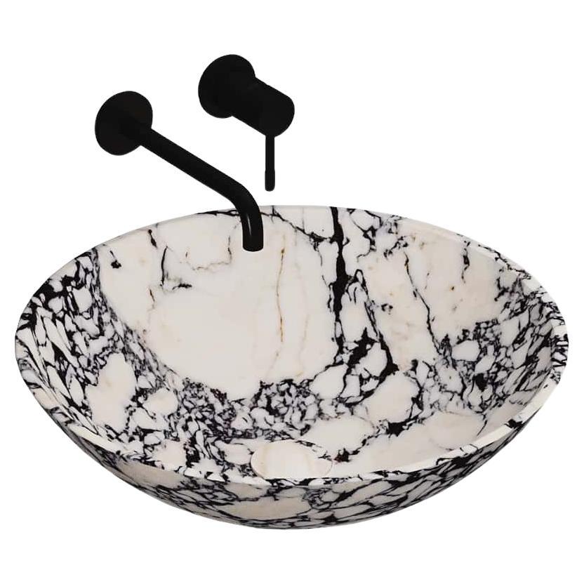 Maiken - Square Marble Basin - Calacatta Viola