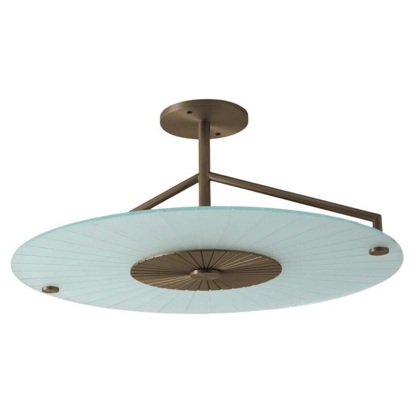 Maiko Brushed Bronze Ceiling Mounted Lamp by Carla Baz For Sale