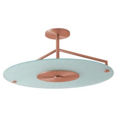 Maiko Brushed Copper Ceiling Mounted Lamp by Carla Baz