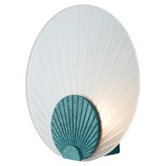 Maiko Clear Glass And Verdigris Wall Mounted Lamp by Carla Baz