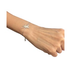 MAIKO NAGAYAMA Sterling Silver Chain Ring Set with Natural White Topaz