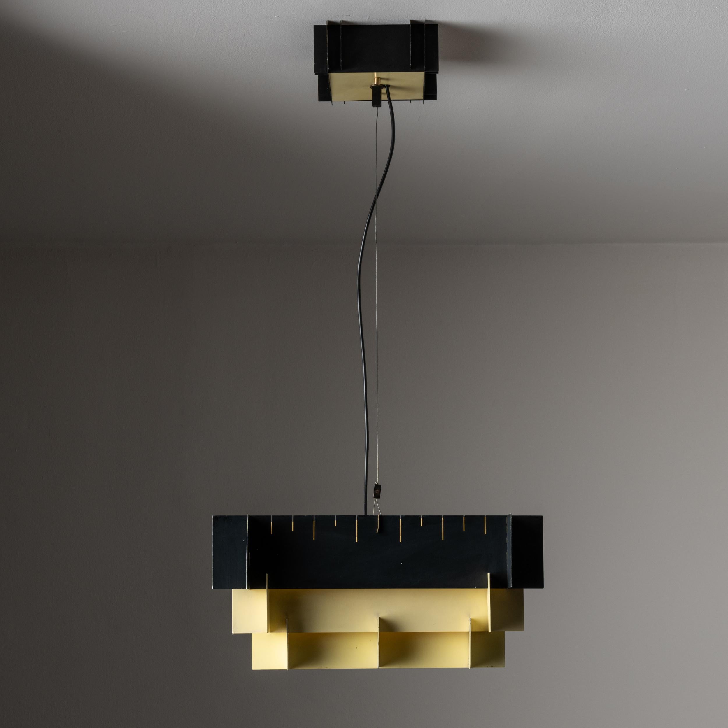 Mid-20th Century Mailand Pendant Ceiling Lamp by Stilnovo For Sale