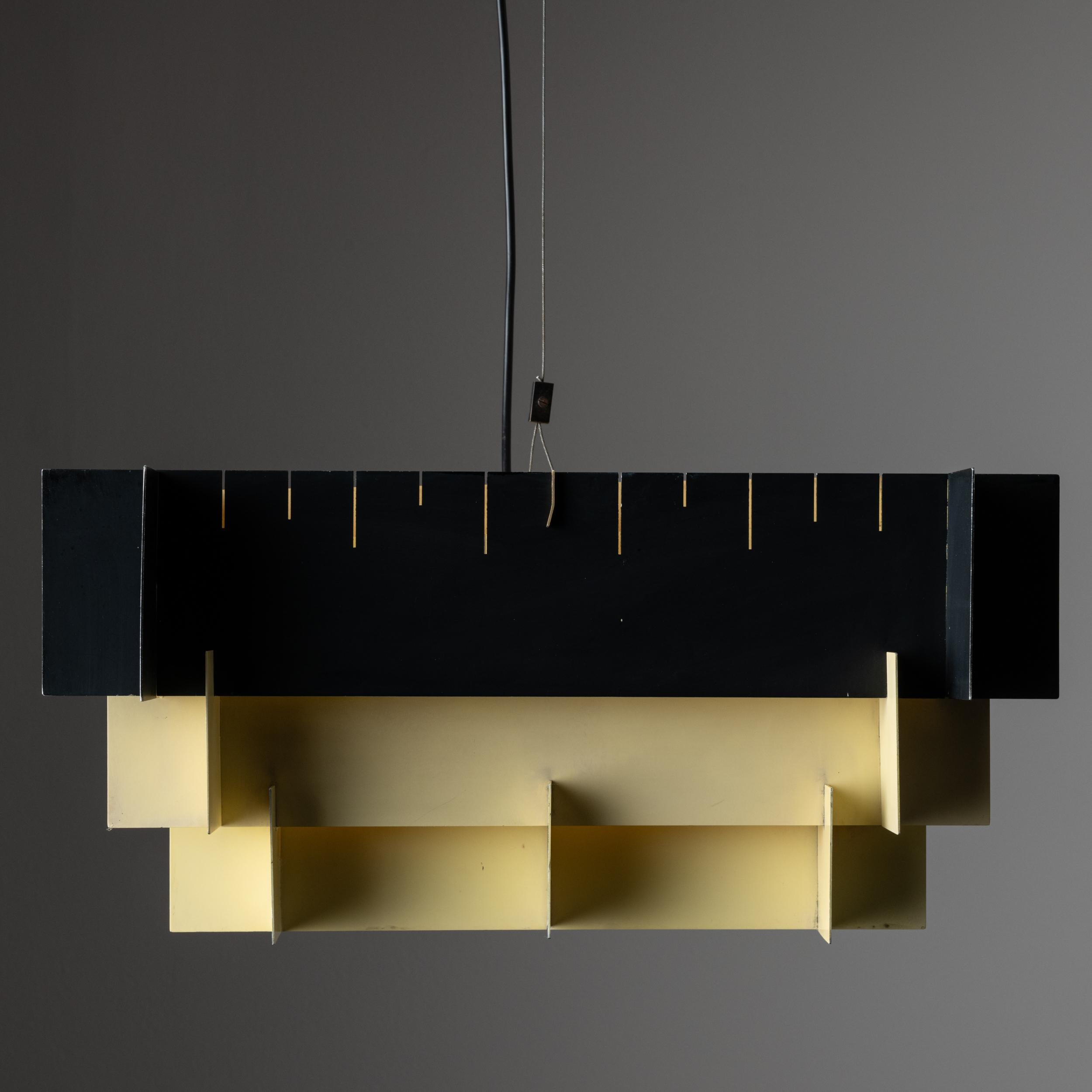Steel Mailand Pendant Ceiling Lamp by Stilnovo For Sale