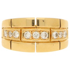 Cartier Maillon Panthere Diamantring aus Gelbgold