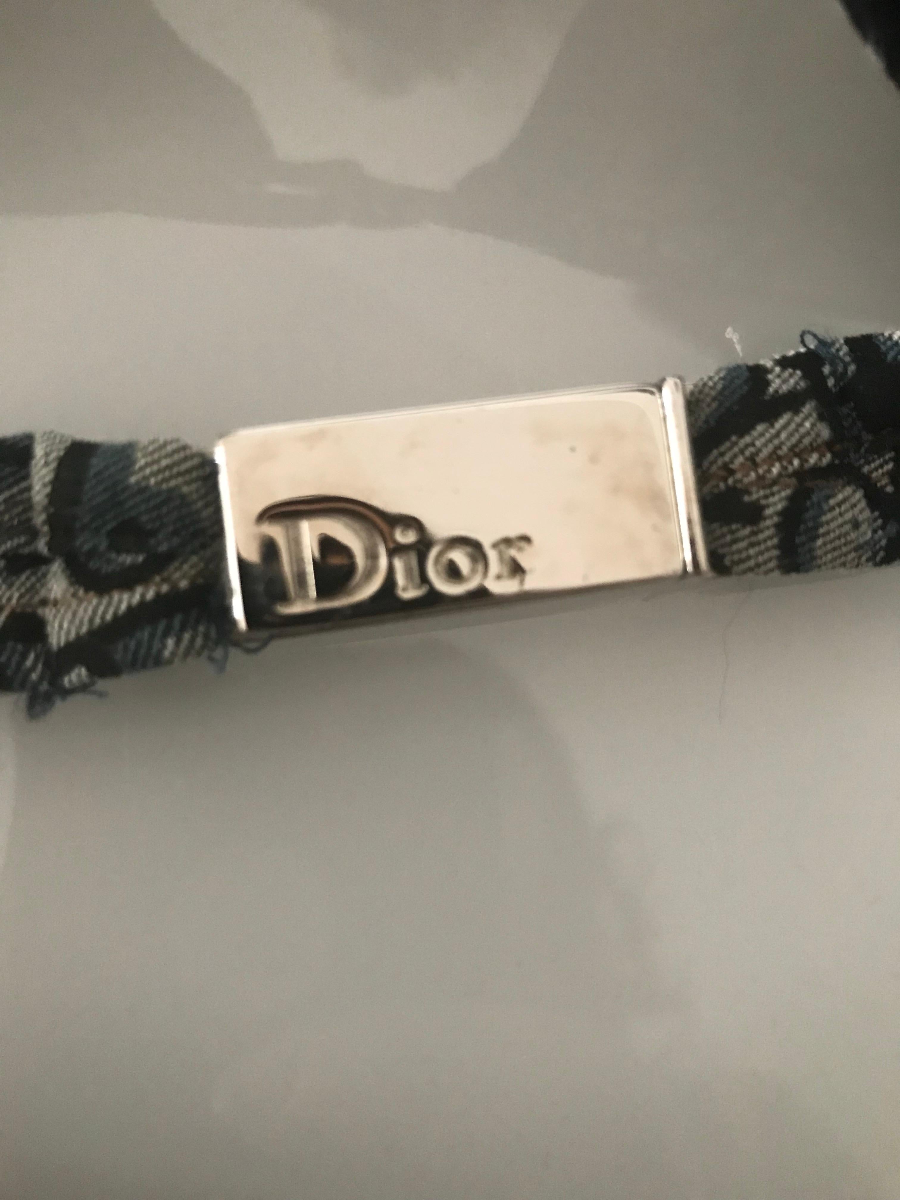 Maillot de bain Christian Dior monogramme oblique logo trotter vintage en vente 2