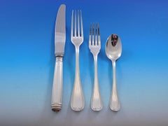 Mailmaison by Christofle France Silverplate Flatware Set for 16 Service 86 piece