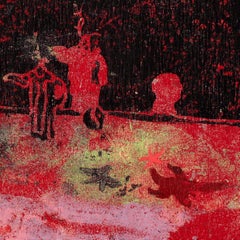 Maïlys Seydoux-Dumas, Dark Pink Planet, Wool Tapestry, Néolice, 2021