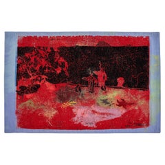 Maïlys Seydoux-Dumas, Dark Pink Planet, Wool Tapestry, Néolice, 2021