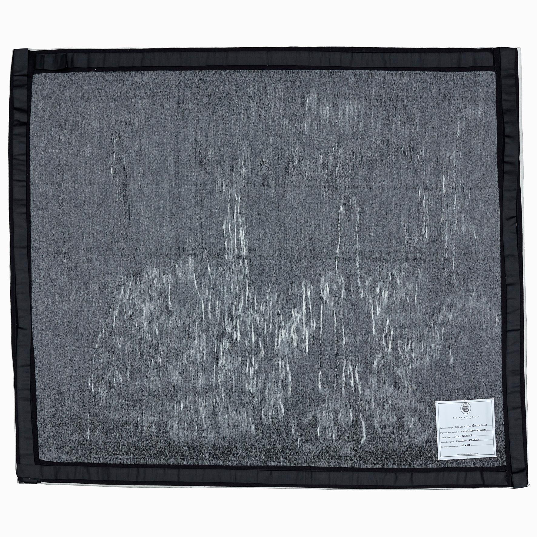 French Maïlys Seydoux-Dumas, Topologie d'un rêve en blanc, Wool Tapestry, 2023 For Sale