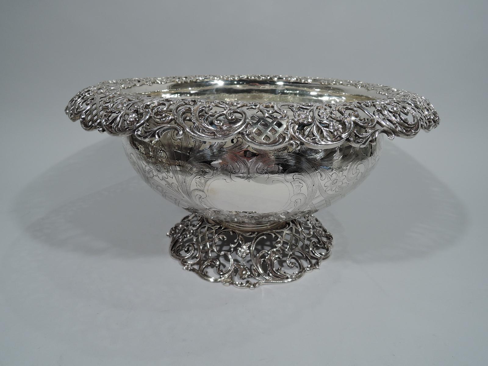 Main Line Magnificent Punchbowl & Cups by JE Caldwell of Philadelphia In Excellent Condition In New York, NY