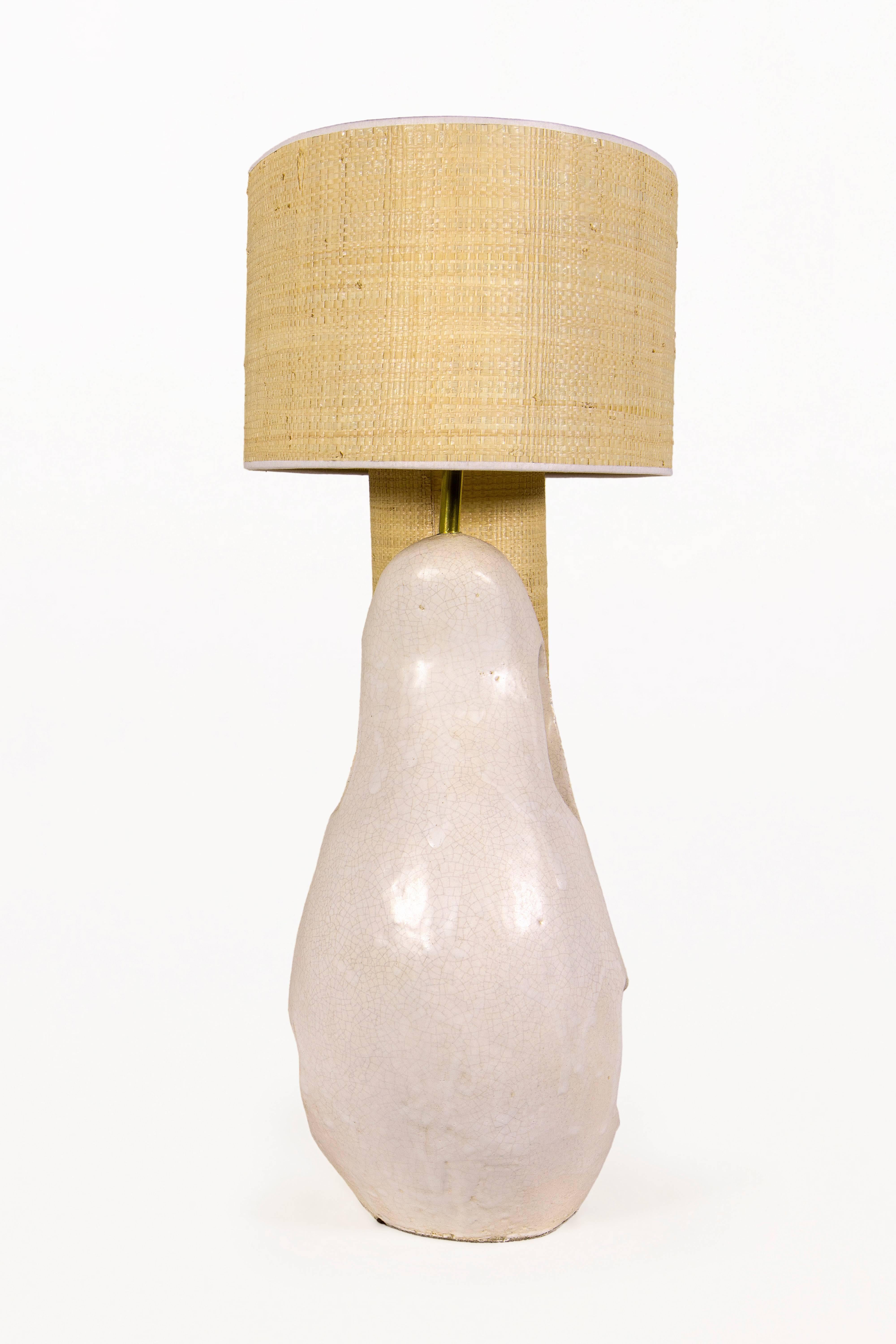 Post-Modern Maïna Gozannet Ceramic Table Lamp 