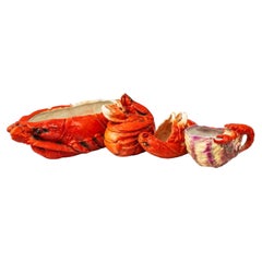 Maine Coastal Style Lobster Collection Royal Bayreuth Tureen Creamer Sauce Set o