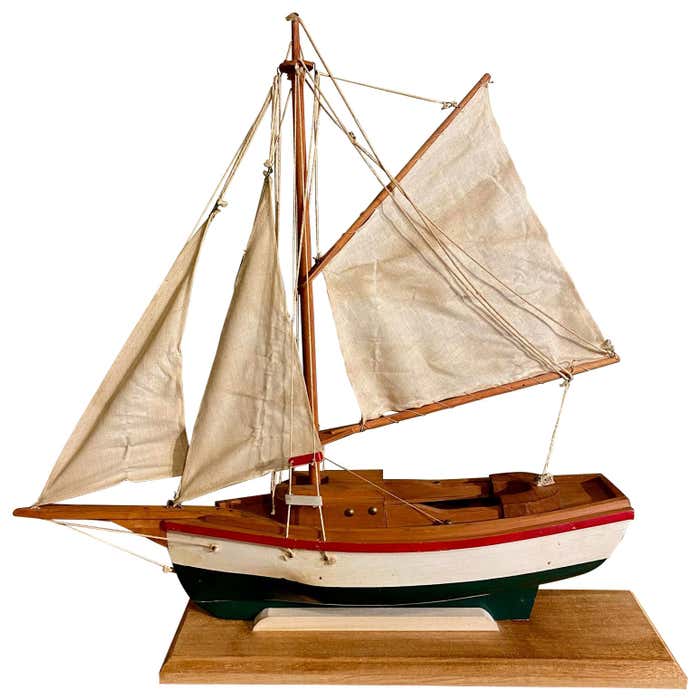 Maine Folk Art Model of a Friendship Sloop, circa 1940s at 1stDibs ...